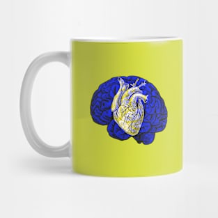 Brain&Heart Interactive Yellow&Blue Filter T-Shirt #2 By Red&Blue Mug